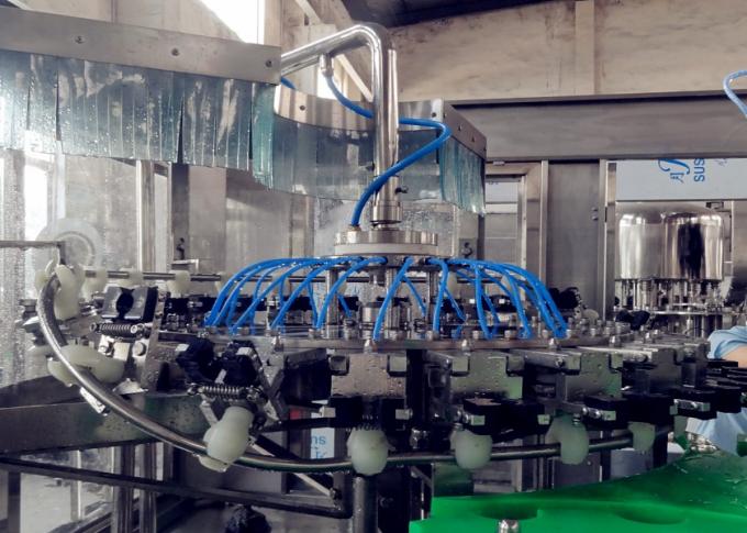 Легкой Карбонатед деятельностью машина завалки напитка для стеклянных бутылок 4.3КВ 0