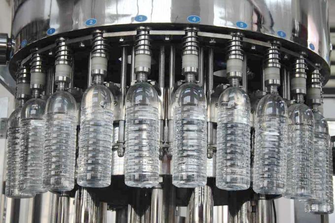 Автоматическая минеральная/чистая стирка машины завалки бутылки с водой - заполняющ - покрывая 3-Ин-1Унит 6