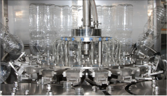 Машина завалки бутылки минеральной воды высокой точности с управление экрана ПЛК + касания 3