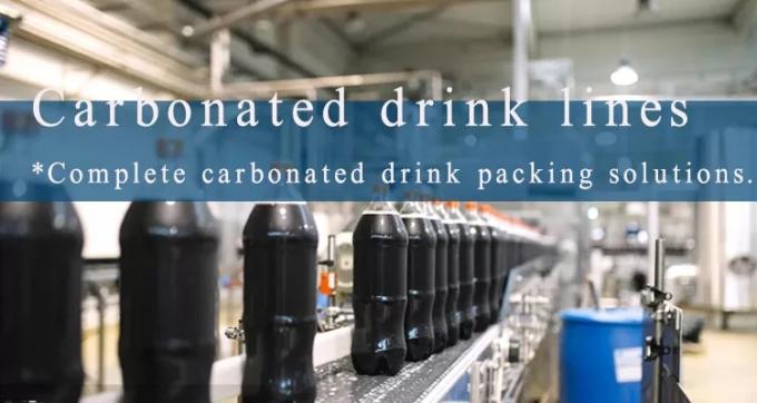 Сверкная вода Carbonated производственная линия CSD машины завалки 4000BPH напитка 0