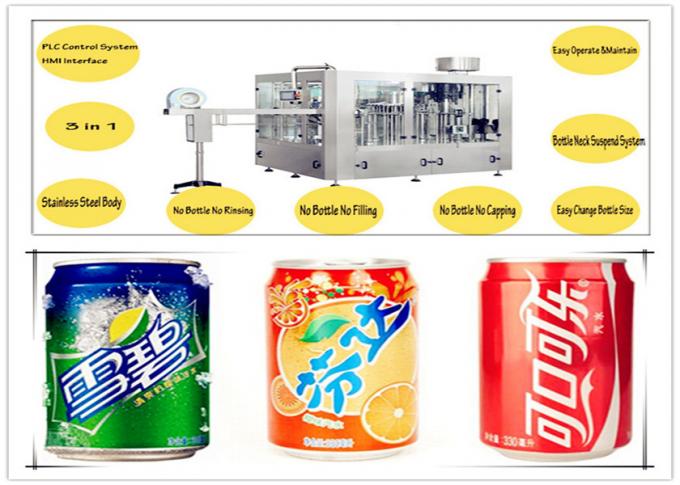 Автоматическая Carbonated машина завалки напитка с технологией Bottleneck зажима 1