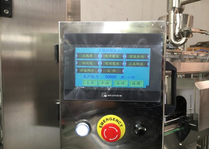 Машина завалки минеральной воды бутылки ЛЮБИМЧИКА качества еды с экраном касания PLC 0