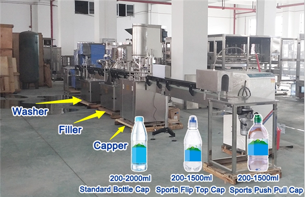A - Производственная линия воды з полностью полная включает машину завалки воды/оборудование упаковки воды 2